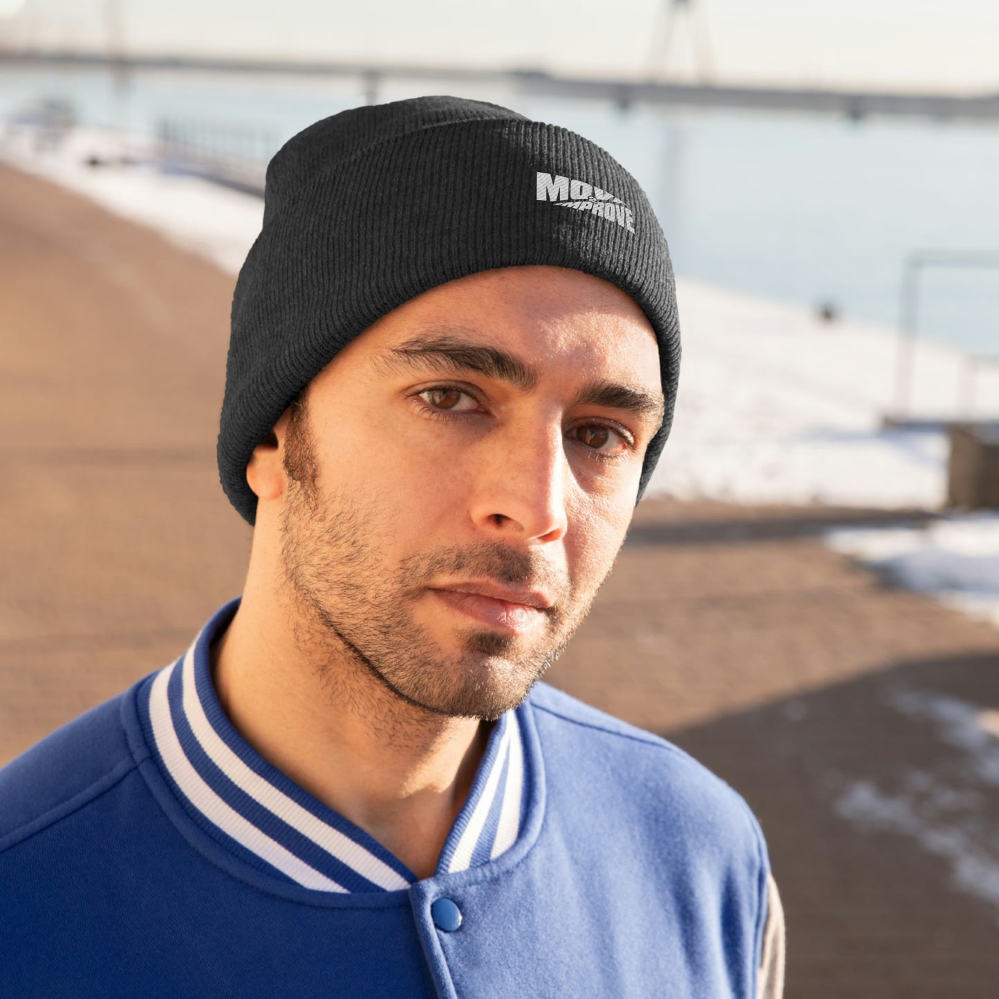 “Move 2 Improve” Knit Beanie