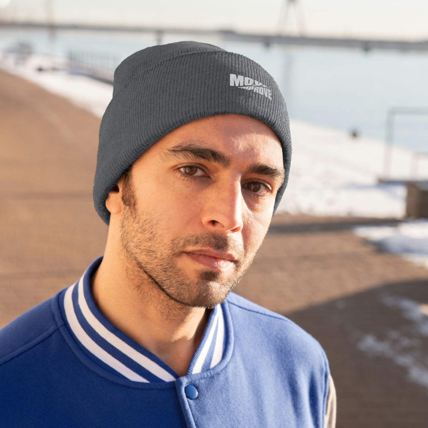 “Move 2 Improve” Knit Beanie