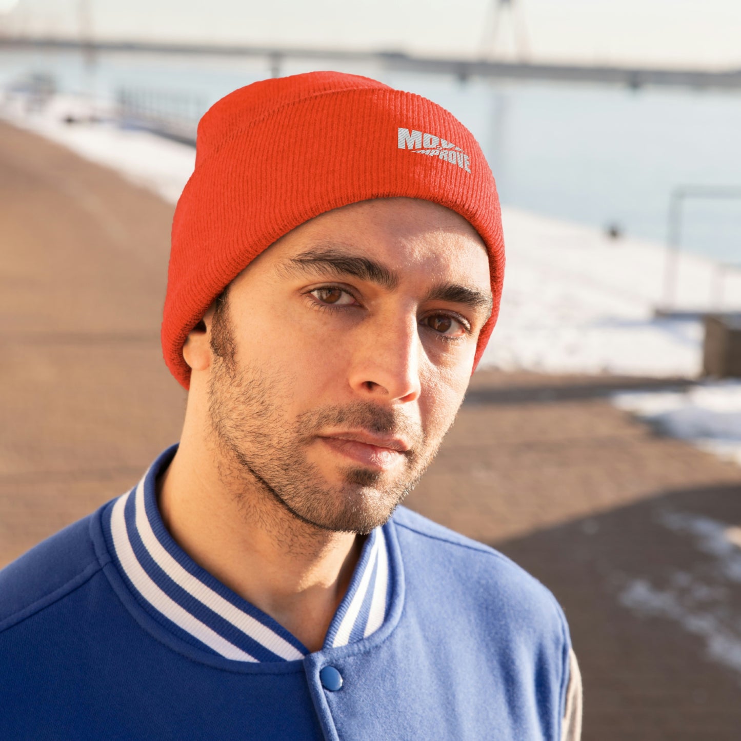 “Move 2 Improve” Knit Beanie