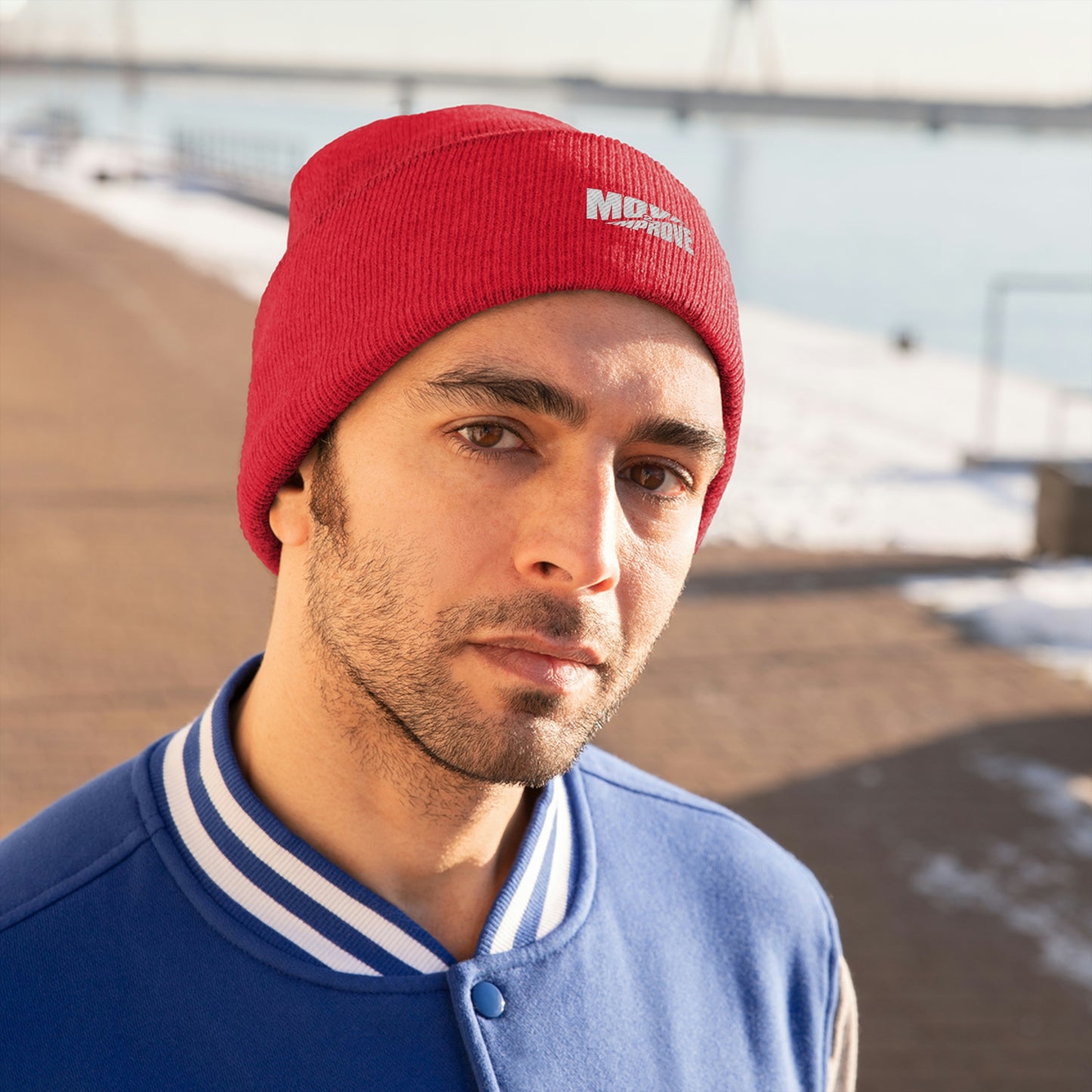 “Move 2 Improve” Knit Beanie
