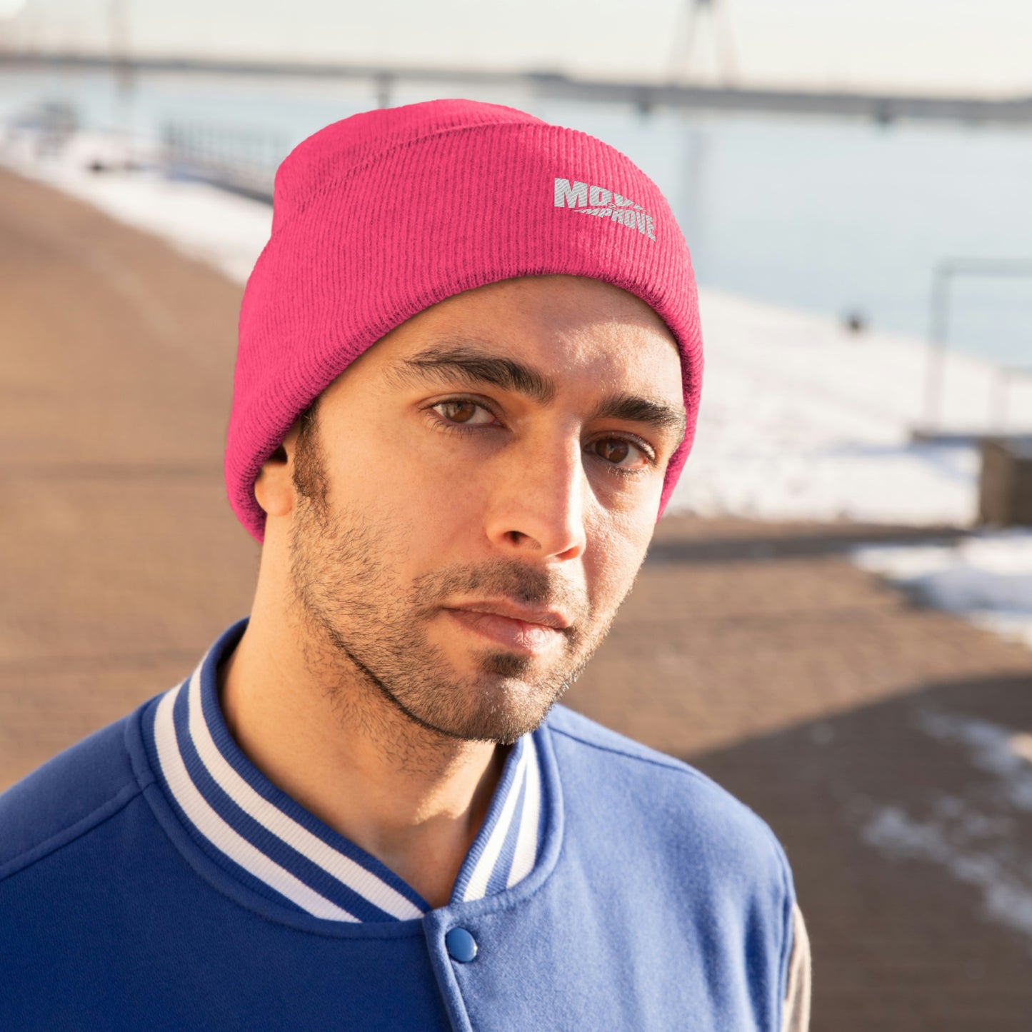 “Move 2 Improve” Knit Beanie