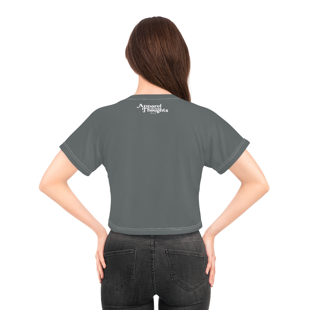 “What Truly Matters…” AOP Crop Tee