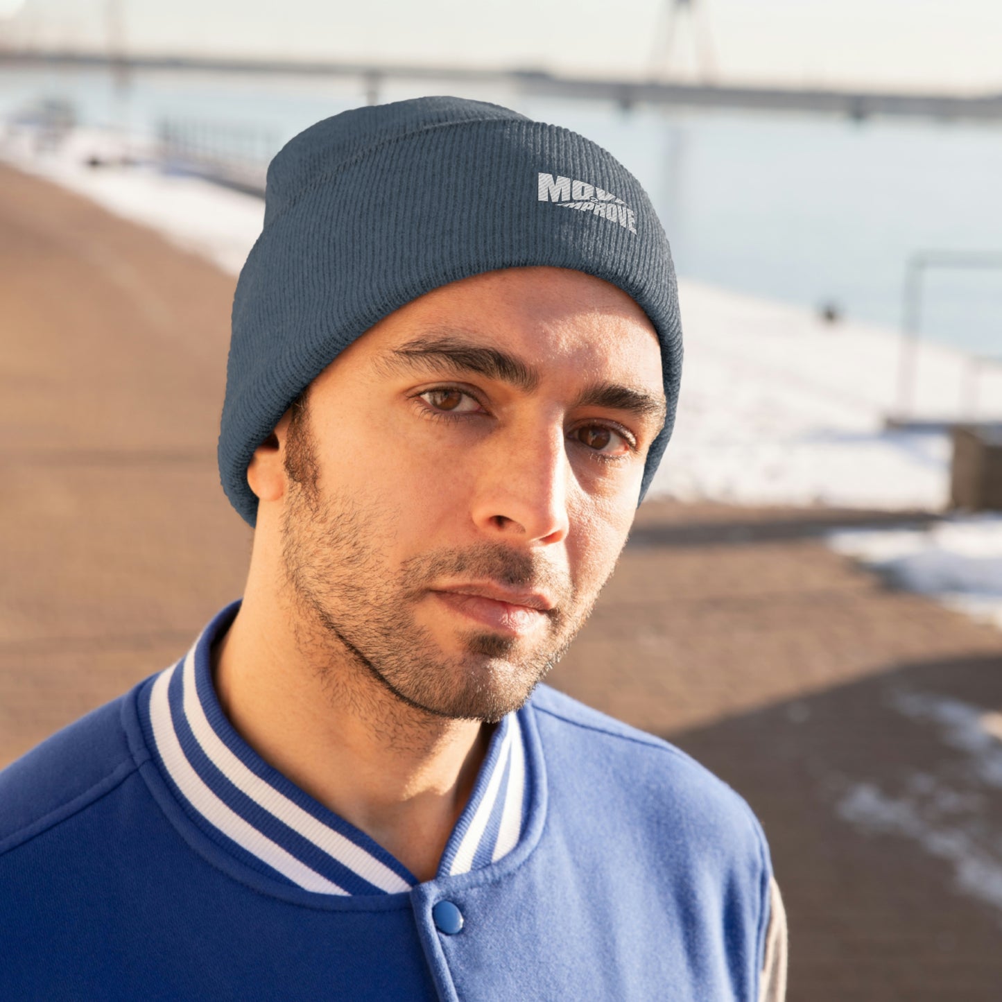 “Move 2 Improve” Knit Beanie