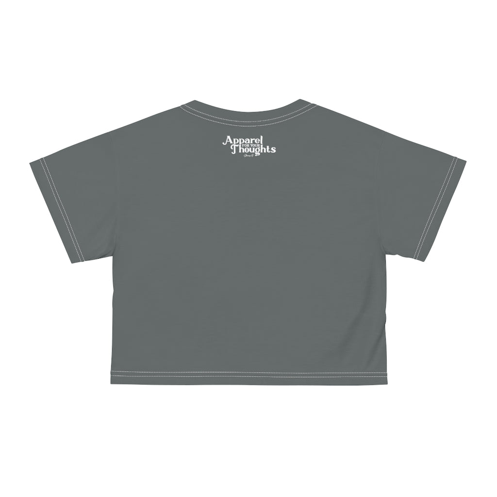 “What Truly Matters…” AOP Crop Tee